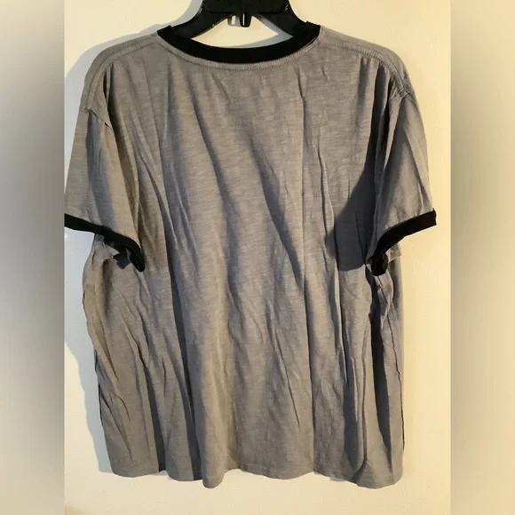 NWOT Natural Life Ringer Tee Graphic Pink Heart Collection 
Size XS Oversized - Picture 2 of 4